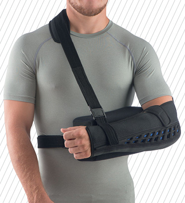 United Ortho Shoulder Abduction Sling Standard Position